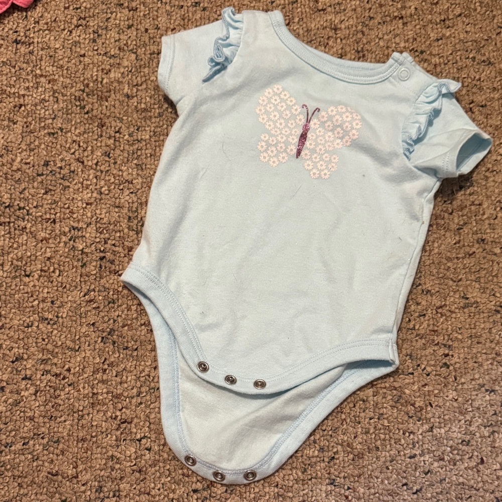 Garanimals Light Blue Butterfly One Piece